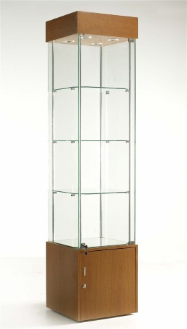 Free-Standing Glass Cabinets