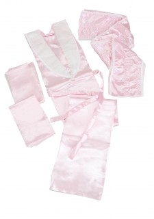 Female/Uni-Sex Pink Gown + 9" Frill Pink Set