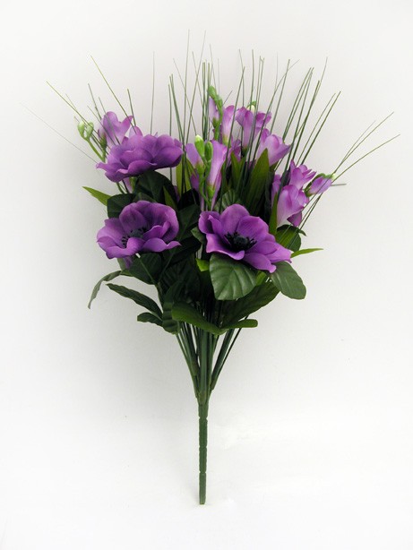 Mixed Bush Freesia/Anemone Lav/Purp 