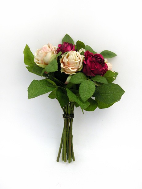 Rose Bundle Burgundy Pink 