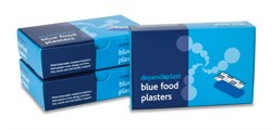 Blue Food Area Plasters - Assorted Box of 120