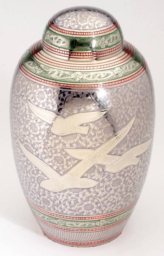 ALTHORP PURPLE CREMATION ASHES URN