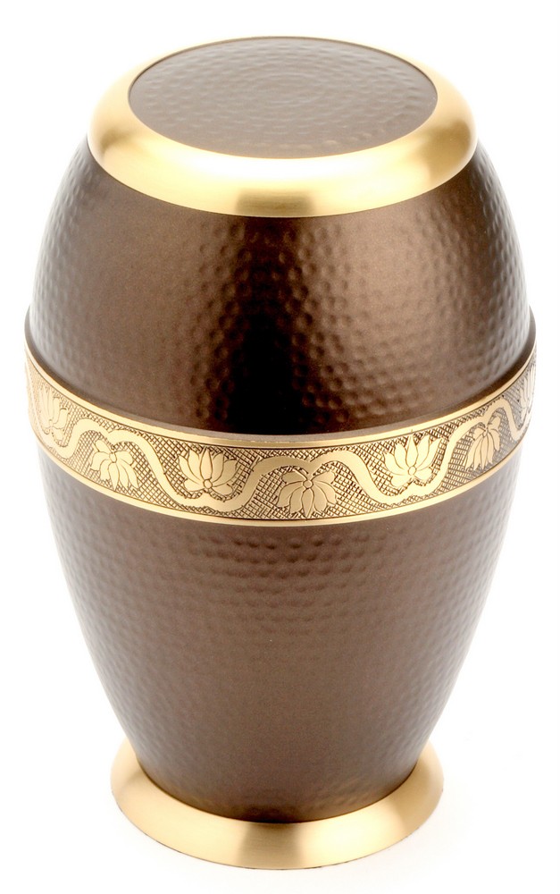 Large Brass Urn 10" (Ascot Brown Adult UU100001B 290 CI)
