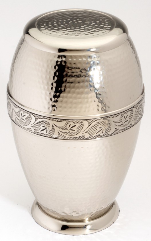 ASCOT NICKEL CREMATION ASHES URN