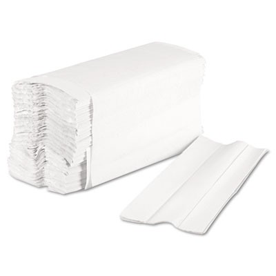 C fold hand towels white