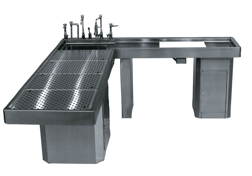 Post Mortem Table - L Shaped with Integral Right Wing - CE600