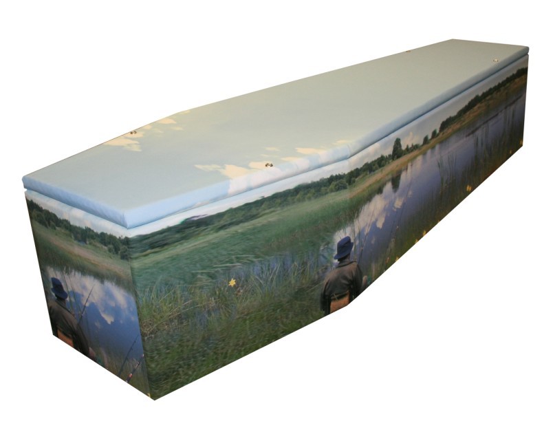 Fishing Cardboard coffin