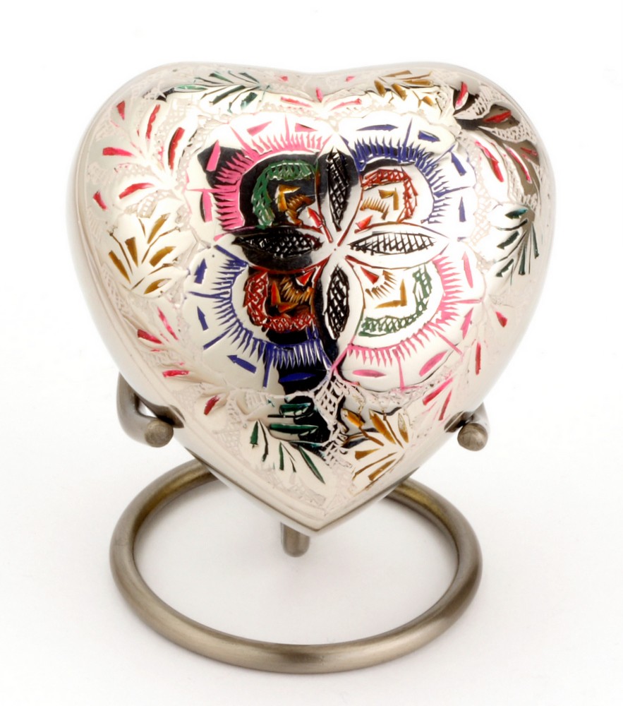 Heart Keepsake (Farnham Flower Heart UU410001H) Token Ashes