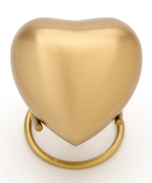Heart Keepsake (Classic Brass Heart UU410001E) Token Ashes
