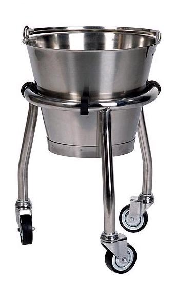 Stainless Steel Bucket and Stand