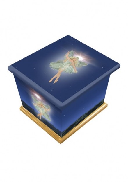 Fairy Dust Wooden Child/Infant Cremation Ashes Urn 