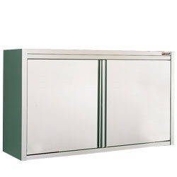 Stainless Steel Mortuary Wall cupboard with sliding doors