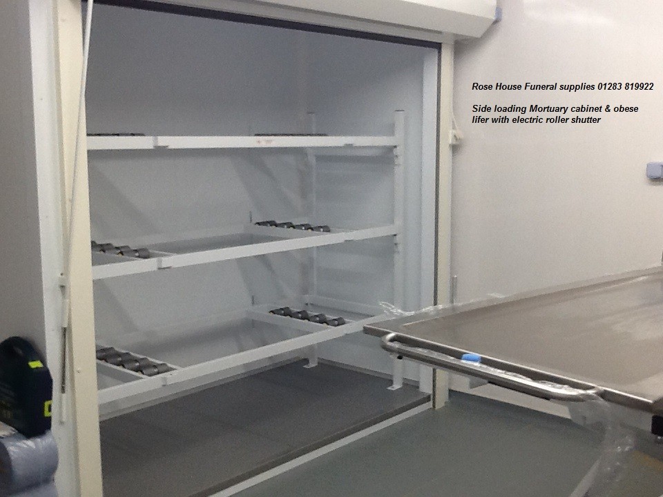 Side loading Mortuary cabinets