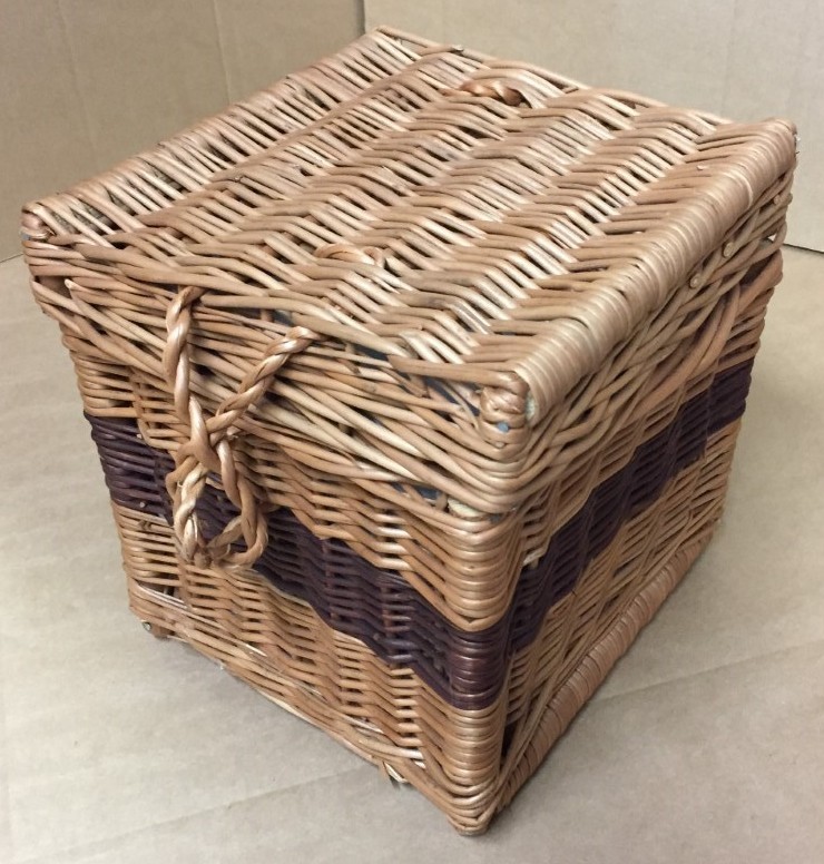 Wicker Ashes Basket 1