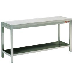 Mortuary Work table with lower shelf