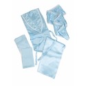 Male Blue Gown + 9" Frill Blue Set