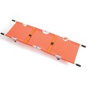 Light weight medical folding evacuation stretcher