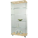 Beech Glass cabinet - Integrated lighting unit B-RS1