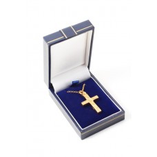 Gold plated over sterling silver Cross