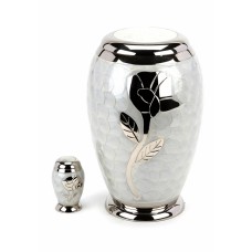 CREWE WHITE CREMATION ASHES URN
