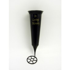 Plastic Grave Spike Large Black (248511)