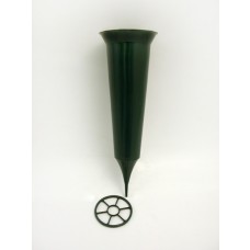 Plastic Grave Spike Large Green (248528)