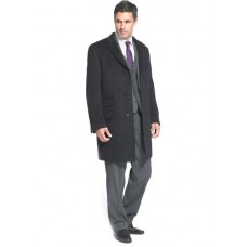 Short Funeral overcoat cashmere blend