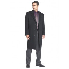 Long Funeral overcoat cashmere blend