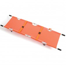 Light weight medical folding evacuation stretcher