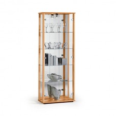 Glass display cabinet in Beech DS.DCB67
