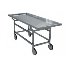 Post Mortem Trolley- Removable Grid Plates - DF100