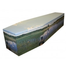 Fishing Cardboard coffin