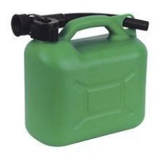 Plastic Fuel Can & Spout 5 Litre
