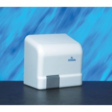 Warm air hand dryers