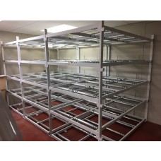 fixed mortuary body and coffin rack