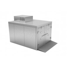 Mortuary Fridge (4 BODY) Roll in - For 23" Tray Carrier - KB200
