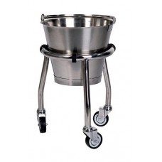 Stainless Steel Bucket and Stand
