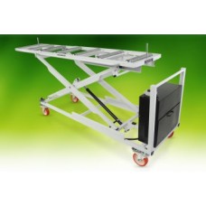 Mortuary Fridge Scissor Lifter Long Top - Electro and Manual Hydraulic