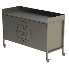 Mobile Drawer and Cupboard Unit