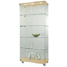 Beech Glass cabinet - Integrated lighting unit B-RS1