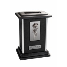 PENRITH ALUMINIUM CREMATION ASHES URN ROSE