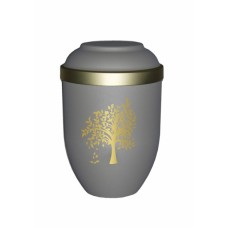 TREE GREY BIO CREMATION ASHES URN