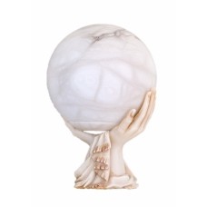 ALABASTER ALZITE SPHERE CREMATION ASHES URN