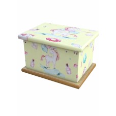 Unicorn Dust Cremation Ashes Wooden Child/Infant Urn 