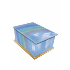 Rainbow Bridge Wooden Child/Infant Cremation Ashes Urn