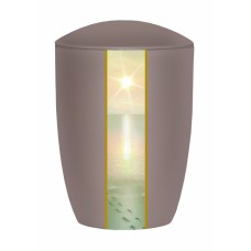 FARLEY MOCHA FOOTPRINTS CREMATION URN