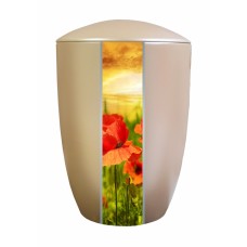 FARLEY BEIGE POPPY CREMATION URN