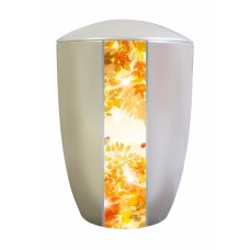 FARLEY IVORY GOLDEN LEAVES CREMATION URN