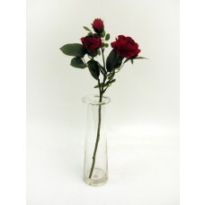 Prize Rose Spray Red 42cm