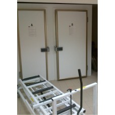 2 door end loading mortuary fridge - RW Roberts N. Wales